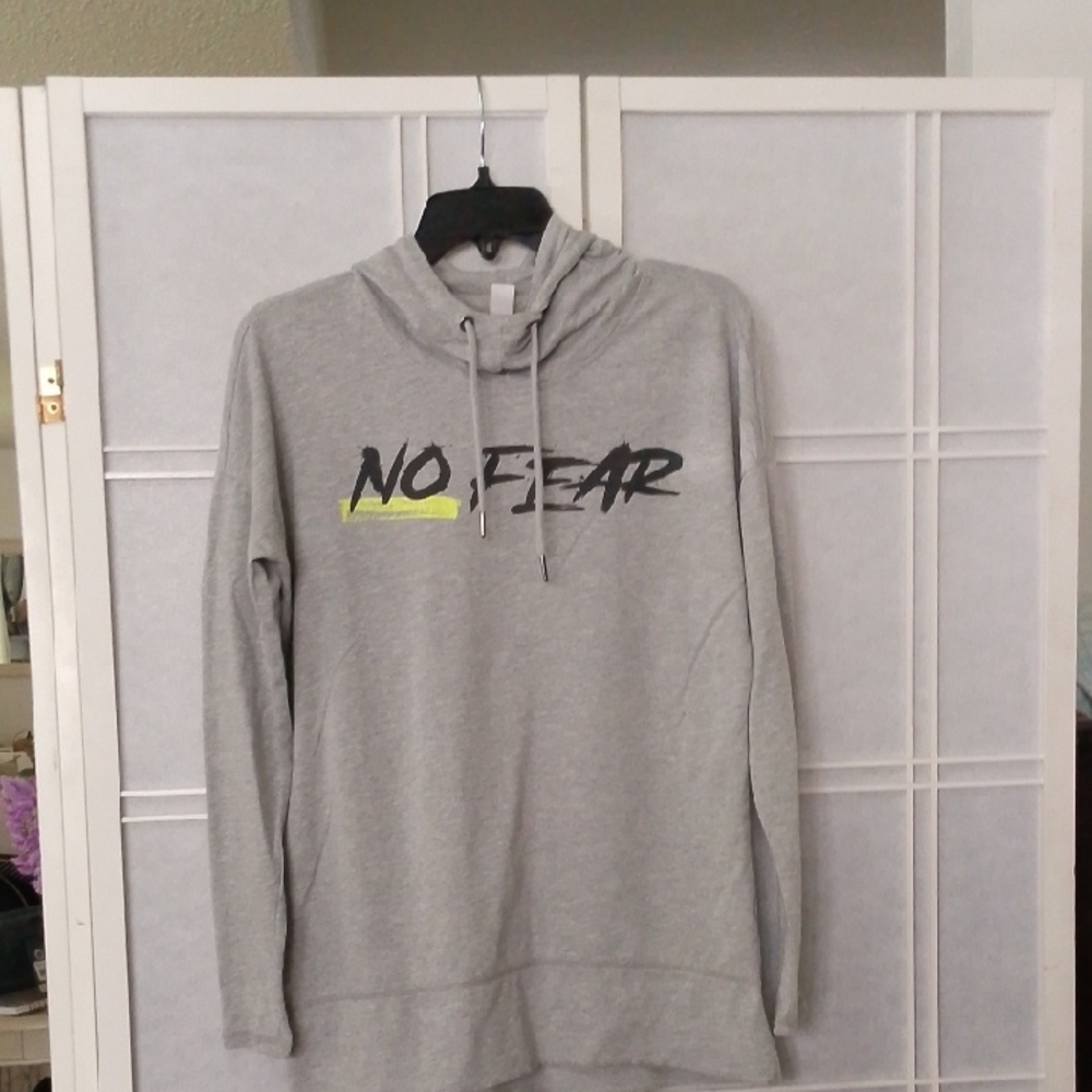 No Fear District Gray Light Hoodie